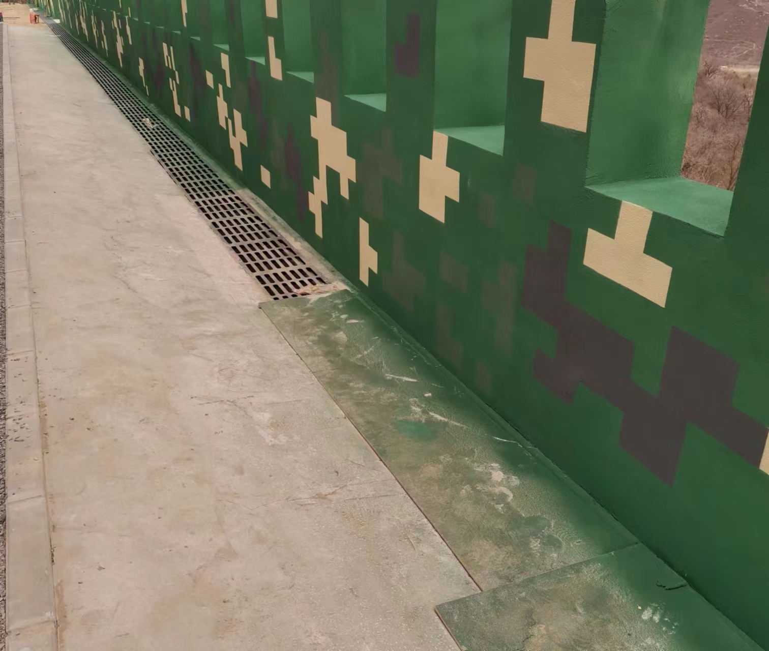 青海围墙迷彩喷涂,数迷彩漆